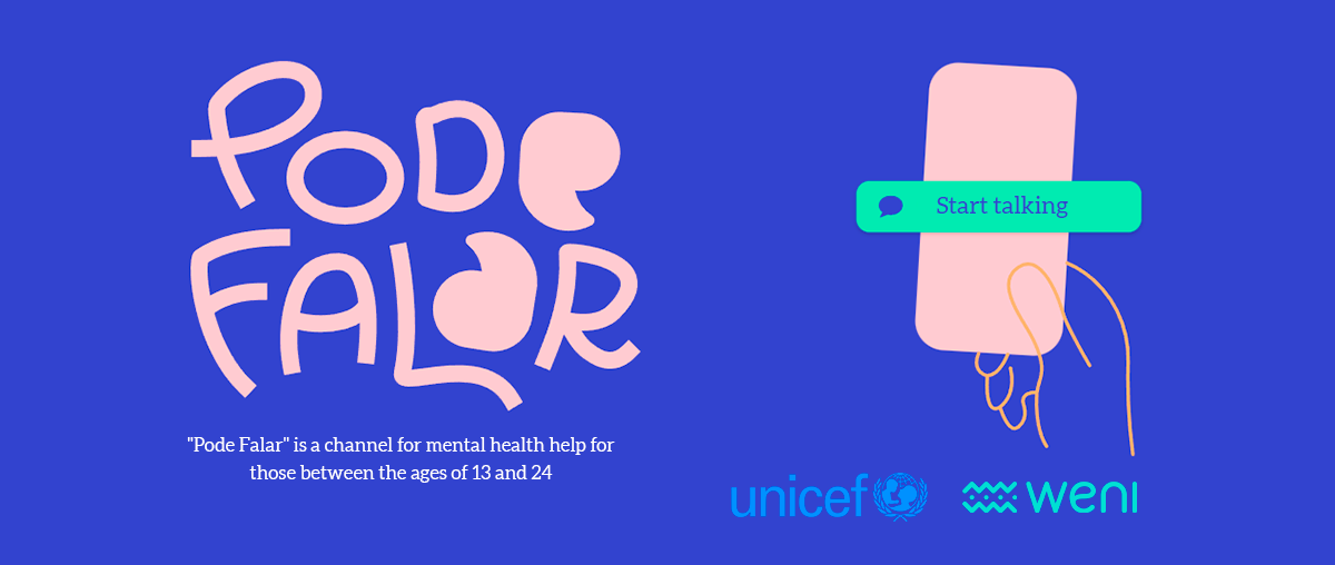 UNICEF&#8217;s Pode Falar project uses Weni&#8217;s AI to support 90,000+ young people&#8217;s mental health