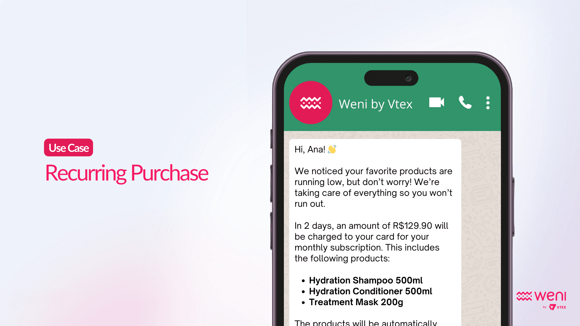 Accelerating Recurring Purchases with Weni by VTEX’s AI-Powered Notifications