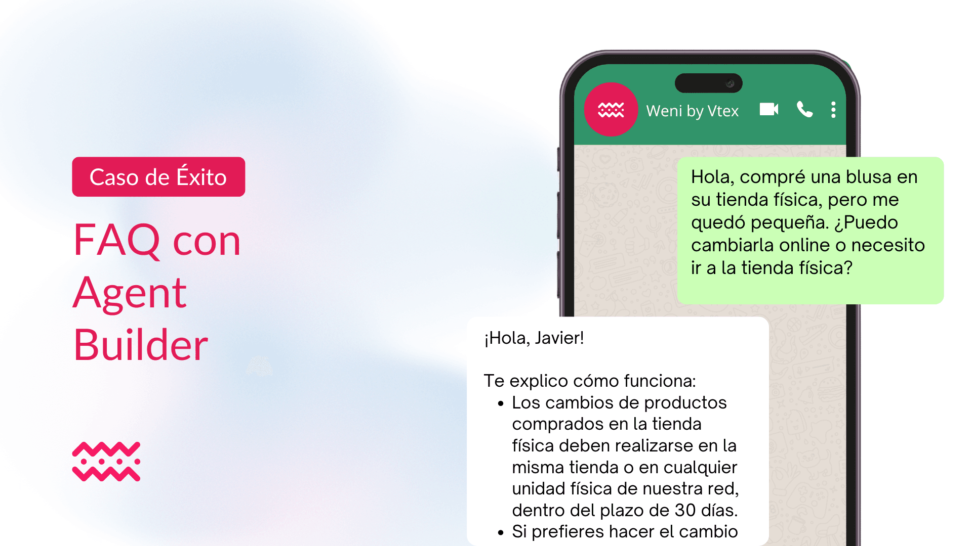 Automatiza el 100% de tu FAQ con Agent Builder deWeni by VTEX