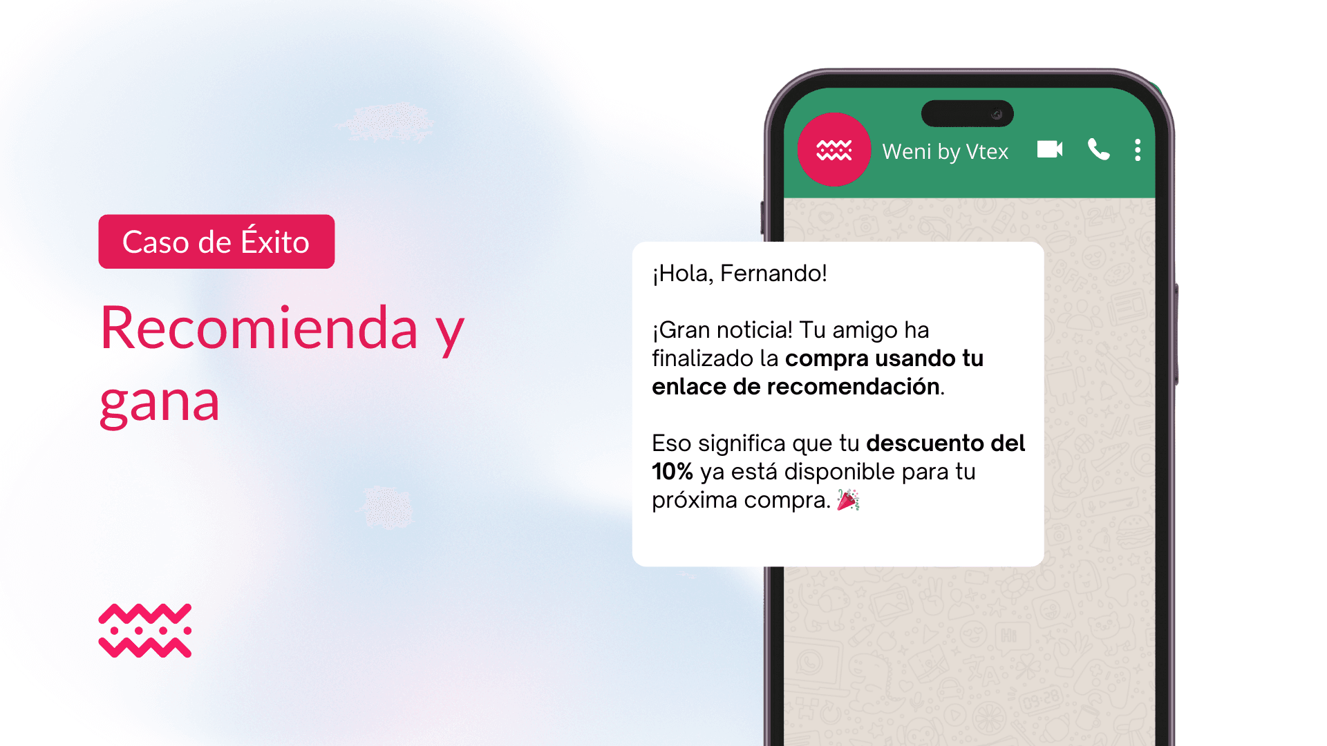 IA automatiza el programa &#8220;Recomienda y Gana&#8221; en WhatsApp para minoristas